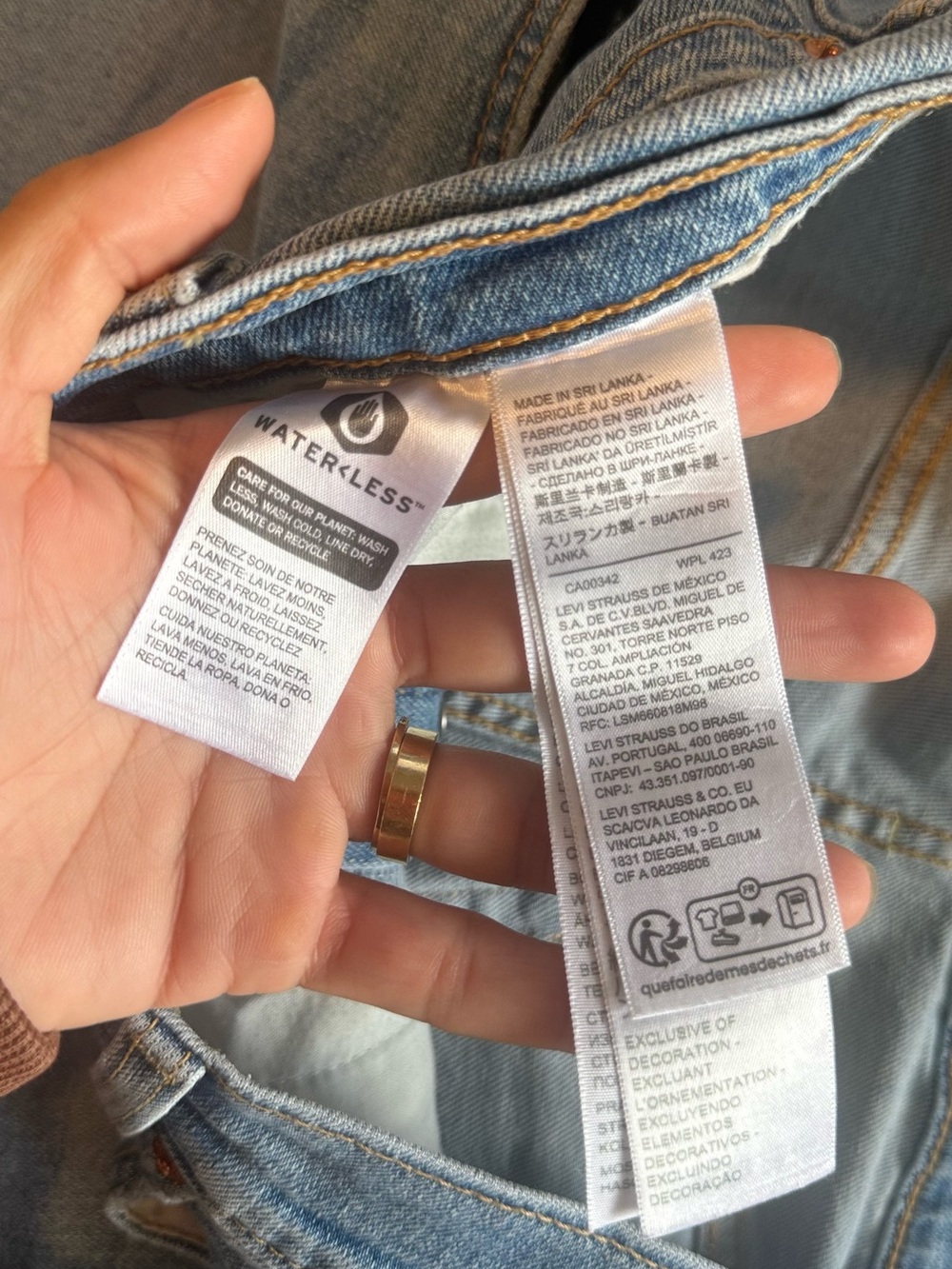 Levi's Ribcage  Straight Ankle Denim Jeans - Picture 5 of 10